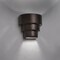 Luxury Lighting Fasciato 10 in Tall Ceramic Outdoor Wall Light, Rubbed Bronze Paint Finish, 2PK (2) 124-00-Abr-ud-7 - alternate 1