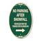 Signmission No Parking After Snowfall Vehicles May Be Tow, 12 In X 18 In Architectural, Heavy Gauge Aluminum A-OV-G-1218-23786 - alternate 1