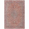 Homeroots 10' X 14' Orange And Red Medallion Washable Indoor Outdoor Area Rug 616285 - alternate 6