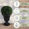 Pure Garden Outdoor Planter 2-Pack 16x18 in Urn Planters Plastic Plant Pots for Indoor or OutdoorFlower Pots 50-LG1431 - alternate 6