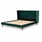 Homeroots Green Wood And Tufted Velvet Queen Bed Frame 486219 - alternate 4