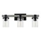 Jonathan Y Bungalow 22.75" 3-Light Iron/Seeded Glass Rustic Farmhouse LED Vanity Light, Black/Gray Oak Wood Fini JYL7509B - alternate 8