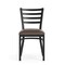Flash Furniture HERCULES Black Ladder Back Metal Restaurant Chair - Mocha Vinyl Seat XU-DG694BLAD-MCHV-GG - alternate 6