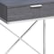 Homeroots 24" Silver And Gray Wood And Metal End Table With Drawer 333223 - alternate 5