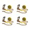 Mytee Products 2 in. x 30 ft. Ratchet Strap with Chain Anchor, 4PK RS230Cx4 - alternate 1
