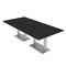Skutchi Designs Rectangle Conference Table With Power Unit, 48 in W, 96 in L, Black HAR-REC-48X96-DOU-U999ST19-NA - alternate 1