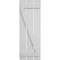 Ekena Millwork Rustic Three Board Spaced Board-n-Batten Smooth Faux Wood Shutters w/Z-Board, 17 1/2W x 80H, PR SHUBSZ17X80SMPR - alternate 12