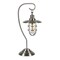 Homeroots 22" Nickel Metal Arched Table Lamp With Nickel Cage Shade 524333 - alternate 1