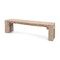 Homeroots 70in Brown Solid Wood Bench 732382 - alternate 6