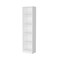 Homeroots 71" White Wood Five Tier Bookcase 546192 - alternate 11