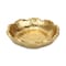 Homeroots 5in Gold Cast Iron Handmade Round Trinket Tray 634786 - alternate 5