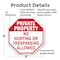 Signmission Private Property No Hunting or Tres, 6 Inch X 6 Inch, Plastic Sign OC-P-6-153 - alternate 6
