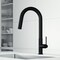 Vigo Hart Hexad Single Handle Pull-Down Spout Kitchen Faucet in Matte Black VG02034MB - alternate 4