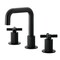 Kingston Brass Widespread Bathroom Faucet with Push Pop-Up Drain, Matte Black KS1410KNX - alternate 1