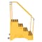 Vestil Polyethylene Step Stool, Yellow, 1 Step, 1 Steps, 11.75 Overall Height, Polyethylene, Yellow VST-1-Y - alternate 4