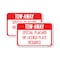Signmission Tow-Away Special Placard or License Plate Required, 18'' X 24'' 2 Signs, Heavy Gauge Aluminum, 2PK A-1824-2PACK-22796 - alternate 1