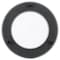 Sunlite LED Black 8in. Floating Glass Flush Mount Ceiling Light Fixture, 17W 1200 Lumens 4000K, 2PK 88678-SU - alternate 2