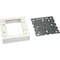 Wiremold Two Gang Box Fitting, Ivory, Steel V5747-2 - alternate 1
