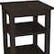 Homeroots 28" Brown Solid Wood Nightstand 548323 - alternate 7
