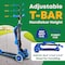 Lifemaster Kids 3-Wheel Scooter with Foldable Seat, LED Wheels, Adjustable Handlebar, Indoor/Outdoor Blue LIFMS22 - alternate 8
