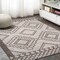 Jonathan Y Marokko Diamond Tribal Medallion Beige/Brown 4 ft. x 6 ft. Indoor/Outdoor Area Rug SMB127A-4 - alternate 6