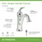Symmons Elm Single-Hole Single-Handle Bathroom Faucet with Push Pop Drain (1.0 GPM) SLS5512PP - alternate 2