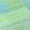 Homeroots 8' Sage Mint Green Teal Blue And Ivory Round Geometric Washable Indoor Outdoor Area Rug 612384 - alternate 6