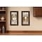 Homeroots Set Of Two Life Begins and Ends With Coffee Black Framed Print Wall Art, 2PK 408226 - alternate 3