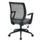 Office Star Products EM Series Screen Back Task Chair with "T" Arms, Fun Colors Grey EM51022N-2M - alternate 4
