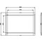 Siemens cover frame for door cutout 183.6 x 122.3 mm WxH accessory for: circuit 3VA9364-0SB20 - alternate 3