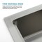 Wrightmaster 30 in. Drop-In Single Bowl 20 Gauge Silver Stainless Steel Kitchen Sink with Drain and Hook ZOR-SS-BR-08 - alternate 5