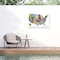 Trademark Fine Art Outdoor Canvas Art Design Turnpike License Plate Map USA 2 Wall Art for Patios, or Gardens ALI1261-OC3047WR - alternate 1