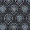 Homeroots 3' X 5' Blue Charcoal And Gray Medallion Washable Indoor Outdoor Area Rug 587698 - alternate 5