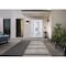 Vdomdoors Front Exterior Prehung FiberGlass Door Frosted Glass / Manux 8102 White Silk / Sidelight Exterior W MANUX8102EXD-WS-W36+14 x H80-LH - alternate 3