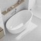 Apollo Tile 11x12 Polished Snow White Marble Mosaic Round Wall and Floor Tile 4.47 sq ft/case, 5PK APLMKN88P21HA - alternate 2