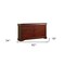 Homeroots 60" Brown Solid and Manufactured Wood Six Drawer Double Dresser 490456 - alternate 4