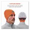Ergodyne N-Ferno 6812 Rib Knit Beanie, Acrylic, One Size Fits Most, Orange 16814 - alternate 9
