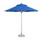Homeroots 13ft Blue Polyester Round Market Patio Umbrella 491980 - alternate 3