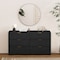 Manhattan Comfort Grace 60" Dresser in Black, 6-Drawer DR009-GBK - alternate 5