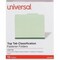 Universal Classification Folder, Letter, Green, 10PK UNV10271 - alternate 1