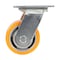 Vestil Polyurethane Swivel Caster 4 In. Diameter x 2 In. Width 660 Lb. Capacity Orange/Gray CST-VE-4X2PUA-S - alternate 7