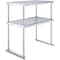 Amgood 18 in. x 30 in.  Stainless Steel Double Deck Over Shelf AMG DOS-1830 - alternate 1