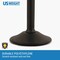 Us Weight ChainBoss Stanchion with 10 ft of Black Plastic Chain Ft. SunShield UV Protection, Fillable Base, 6PK U2203PK6 - alternate 5