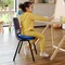 Flash Furniture Alfie Blue 13 Inch Round Inflatable Wobble Cushion w/Dual Sided Grips, Includes Hand Pump HN-1399-BLU-GG - alternate 6