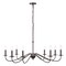 Jonathan Y Wicklow 40" 8-Light Bohemian Farmhouse Iron LED Chandelier, Oil Rubbed Bronze JYL7914A - alternate 1