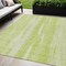 Homeroots 5' X 8' Artichoke Green And Ivory Botanical Leaves Washable Indoor Outdoor Area Rug 581955 - alternate 1