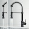 Vigo Edison 19inH Single-Handle Pull-Down Sprayer Kitchen Faucet in Matte Black VG02001MB - alternate 4