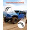 Vevor Fender Flare Front and Rear Jeep Fender Flares Fit 2007-2018 JK/JKU 2/4-Door FDJK0703A - alternate 5