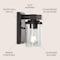 Jonathan Y Bungalow 4.5" 1-Light Iron/Seeded Glass Rustic Farmhouse LED Vanity Light, Oil Rubbed Bronze JYL7507A - alternate 10