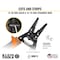 Klein Tools 7.7" Wire Stripper and Cutter 10-18 AWG Solid; 12-20 AWG Stranded 11055RINS - alternate 9